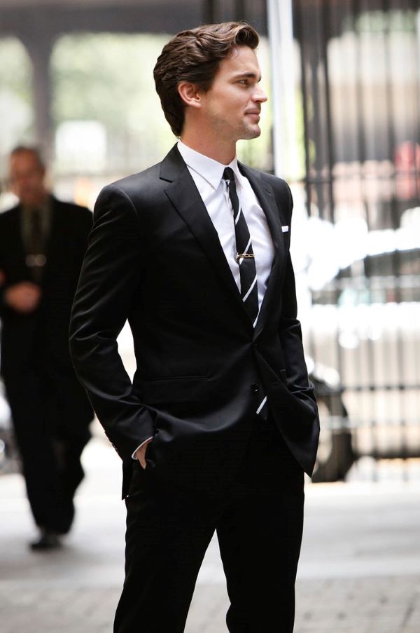 Black discount suit price